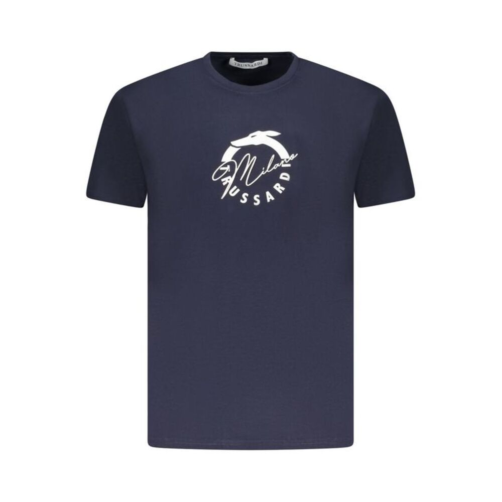 Trussardi Blu Cotton Men Men's T-Shirt